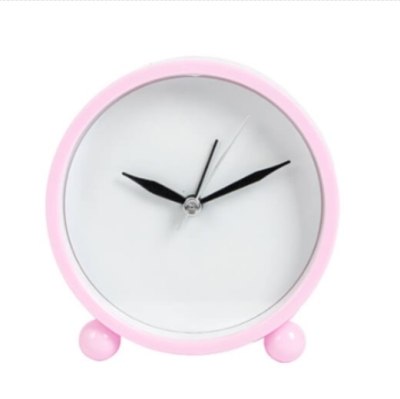Alarm clock with aluminum dial for sublimation
